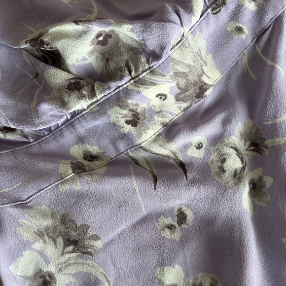 Flynn Skye Morning Bouquet Bella Dress Womens XS Lavender Floral Maxi - Picture 6 of 8